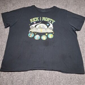 Rick And Morty Short Sleeve T-Shirt Men's‎ Size 3XL Black